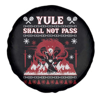 Christmas Yule Shall Not Pass Spare Tire Cover Fantasy Movie Ugly Xmas - Wonder Print Shop