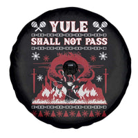 Christmas Yule Shall Not Pass Spare Tire Cover Fantasy Movie Ugly Xmas - Wonder Print Shop