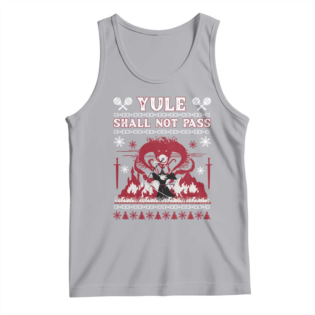 Christmas Yule Shall Not Pass Tank Top Fantasy Movie Ugly Xmas - Wonder Print Shop