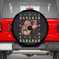 Woman Yelling At A Cat Ugly Christmas Spare Tire Cover Funny Meme Matching Couple Christmas Pajama - Wonder Print Shop