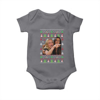Woman Yelling At A Cat Ugly Christmas Baby Onesie Funny Meme Matching Couple Christmas Pajama - Wonder Print Shop