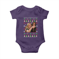 Woman Yelling At A Cat Ugly Christmas Baby Onesie Funny Meme Matching Couple Christmas Pajama - Wonder Print Shop