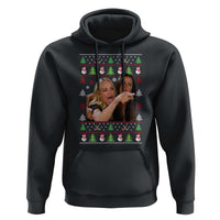Woman Yelling At A Cat Ugly Christmas Hoodie Funny Meme Matching Couple Christmas Pajama - Wonder Print Shop