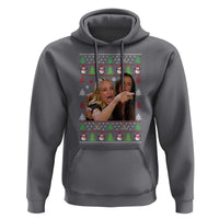 Woman Yelling At A Cat Ugly Christmas Hoodie Funny Meme Matching Couple Christmas Pajama - Wonder Print Shop