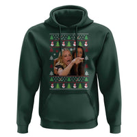 Woman Yelling At A Cat Ugly Christmas Hoodie Funny Meme Matching Couple Christmas Pajama - Wonder Print Shop