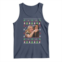Woman Yelling At A Cat Ugly Christmas Tank Top Funny Meme Matching Couple Christmas Pajama - Wonder Print Shop