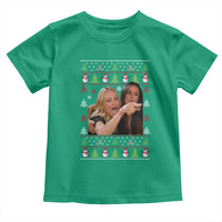 Woman Yelling At A Cat Ugly Christmas Toddler T Shirt Funny Meme Matching Couple Christmas Pajama - Wonder Print Shop