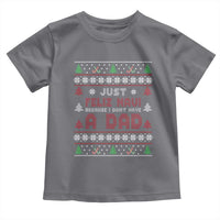 Just Feliz Navi Because I Dont Have A Dad Ugly Christmas Toddler T Shirt - Wonder Print Shop