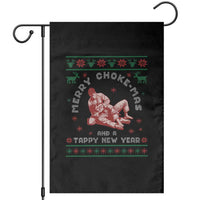 Funny Jiu Jitsu Christmas Garden Flag Holiday Martial Arts BJJ Lover Ugly Xmas - Wonder Print Shop