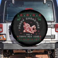 Funny Jiu Jitsu Christmas Spare Tire Cover Holiday Martial Arts BJJ Lover Ugly Xmas - Wonder Print Shop