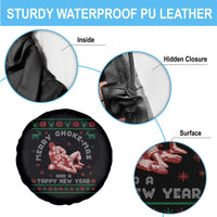 Funny Jiu Jitsu Christmas Spare Tire Cover Holiday Martial Arts BJJ Lover Ugly Xmas - Wonder Print Shop