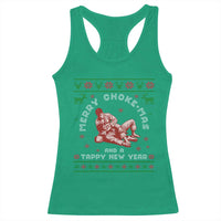 Funny Jiu Jitsu Christmas Racerback Tank Top Holiday Martial Arts BJJ Lover Ugly Xmas - Wonder Print Shop