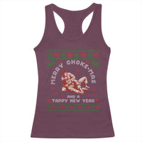 Funny Jiu Jitsu Christmas Racerback Tank Top Holiday Martial Arts BJJ Lover Ugly Xmas - Wonder Print Shop