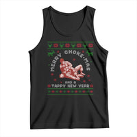 Funny Jiu Jitsu Christmas Tank Top Holiday Martial Arts BJJ Lover Ugly Xmas - Wonder Print Shop