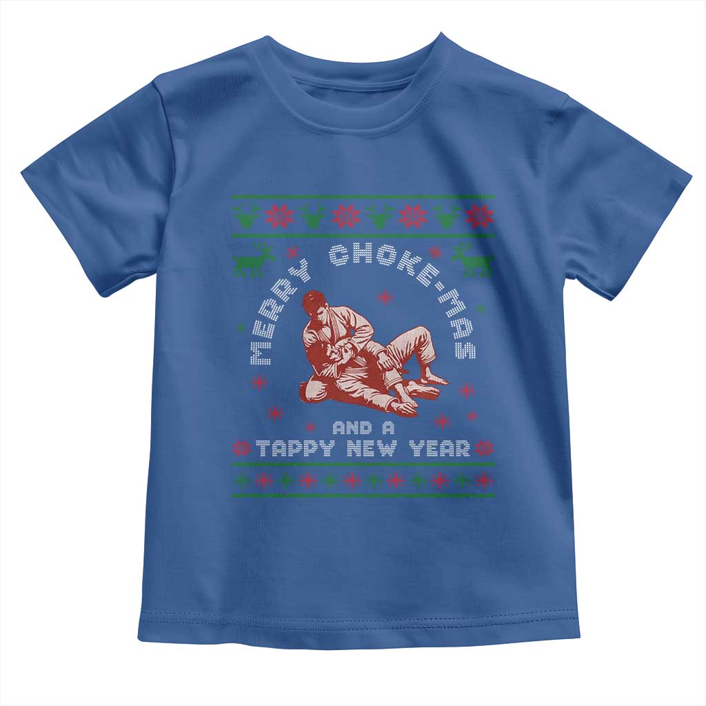 Funny Jiu Jitsu Christmas Toddler T Shirt Holiday Martial Arts BJJ Lover Ugly Xmas - Wonder Print Shop
