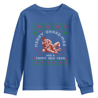 Funny Jiu Jitsu Christmas Youth Sweatshirt Holiday Martial Arts BJJ Lover Ugly Xmas - Wonder Print Shop