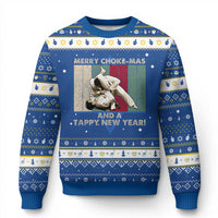 Jiu Jitsu Christmas Hanukkah Ugly Sweater Retro Merry Choke Mas Tappy New Year Martial Arts BJJ Lover - Wonder Print Shop