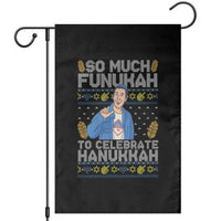 Funny Ugly Hanukkah Garden Flag So Much Funukah To Celebrate Hanukkah Sandler - Wonder Print Shop