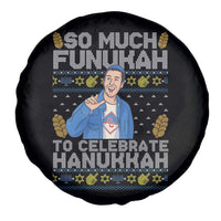 Funny Ugly Hanukkah Spare Tire Cover So Much Funukah To Celebrate Hanukkah Sandler - Wonder Print Shop