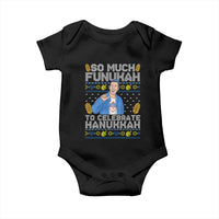 Funny Ugly Hanukkah Baby Onesie So Much Funukah To Celebrate Hanukkah Sandler - Wonder Print Shop