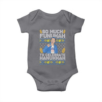 Funny Ugly Hanukkah Baby Onesie So Much Funukah To Celebrate Hanukkah Sandler - Wonder Print Shop