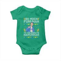 Funny Ugly Hanukkah Baby Onesie So Much Funukah To Celebrate Hanukkah Sandler - Wonder Print Shop