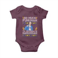 Funny Ugly Hanukkah Baby Onesie So Much Funukah To Celebrate Hanukkah Sandler - Wonder Print Shop