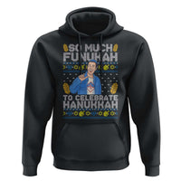 Funny Ugly Hanukkah Hoodie So Much Funukah To Celebrate Hanukkah Sandler - Wonder Print Shop