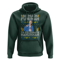 Funny Ugly Hanukkah Hoodie So Much Funukah To Celebrate Hanukkah Sandler - Wonder Print Shop