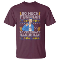 Funny Ugly Hanukkah T Shirt So Much Funukah To Celebrate Hanukkah Sandler - Wonder Print Shop