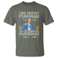 Funny Ugly Hanukkah T Shirt So Much Funukah To Celebrate Hanukkah Sandler - Wonder Print Shop