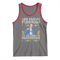 Funny Ugly Hanukkah Tank Top So Much Funukah To Celebrate Hanukkah Sandler - Wonder Print Shop