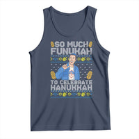 Funny Ugly Hanukkah Tank Top So Much Funukah To Celebrate Hanukkah Sandler - Wonder Print Shop