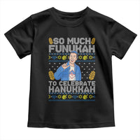 Funny Ugly Hanukkah Toddler T Shirt So Much Funukah To Celebrate Hanukkah Sandler - Wonder Print Shop