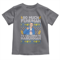 Funny Ugly Hanukkah Toddler T Shirt So Much Funukah To Celebrate Hanukkah Sandler - Wonder Print Shop