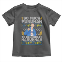 Funny Ugly Hanukkah Toddler T Shirt So Much Funukah To Celebrate Hanukkah Sandler - Wonder Print Shop