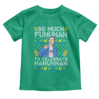 Funny Ugly Hanukkah Toddler T Shirt So Much Funukah To Celebrate Hanukkah Sandler - Wonder Print Shop