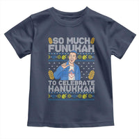 Funny Ugly Hanukkah Toddler T Shirt So Much Funukah To Celebrate Hanukkah Sandler - Wonder Print Shop