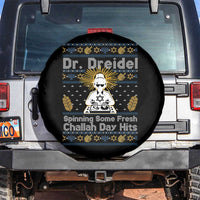 Funny Ugly Hanukkah Spare Tire Cover Mr Dreidel Dj Chanukkah Jewish - Wonder Print Shop