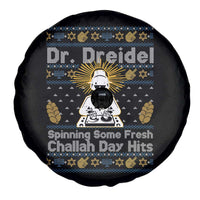 Funny Ugly Hanukkah Spare Tire Cover Mr Dreidel Dj Chanukkah Jewish - Wonder Print Shop