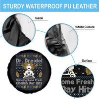 Funny Ugly Hanukkah Spare Tire Cover Mr Dreidel Dj Chanukkah Jewish - Wonder Print Shop