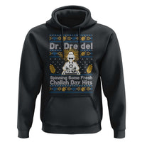 Funny Ugly Hanukkah Hoodie Mr Dreidel Dj Chanukkah Jewish - Wonder Print Shop