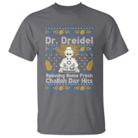 Funny Ugly Hanukkah T Shirt Mr Dreidel Dj Chanukkah Jewish - Wonder Print Shop