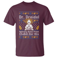 Funny Ugly Hanukkah T Shirt Mr Dreidel Dj Chanukkah Jewish - Wonder Print Shop
