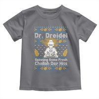 Funny Ugly Hanukkah Toddler T Shirt Mr Dreidel Dj Chanukkah Jewish - Wonder Print Shop