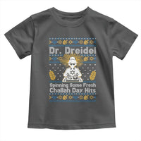 Funny Ugly Hanukkah Toddler T Shirt Mr Dreidel Dj Chanukkah Jewish - Wonder Print Shop