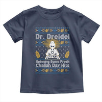 Funny Ugly Hanukkah Toddler T Shirt Mr Dreidel Dj Chanukkah Jewish - Wonder Print Shop