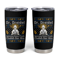 Funny Ugly Hanukkah Tumbler Cup Mr Dreidel Dj Chanukkah Jewish - Wonder Print Shop