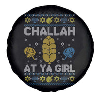 Funny Ugly Hanukkah Spare Tire Cover Challah At Ya Girl Matching - Wonder Print Shop