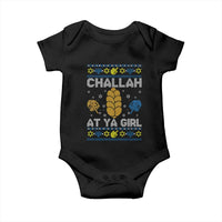 Funny Ugly Hanukkah Baby Onesie Challah At Ya Girl Matching - Wonder Print Shop